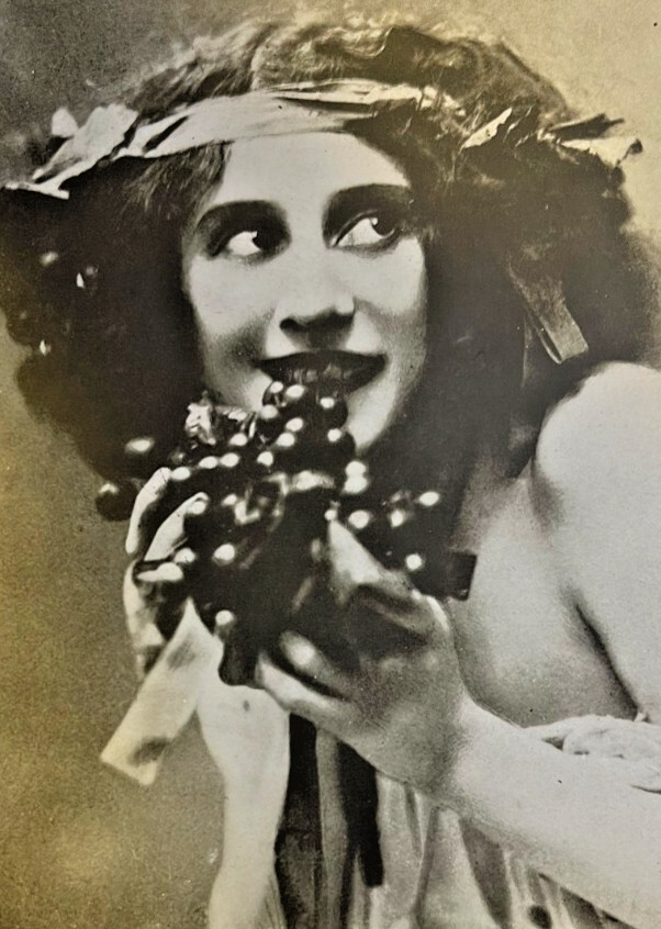 1910 Vintage Illustration Actress Anna Parlowa Russian Danseuse