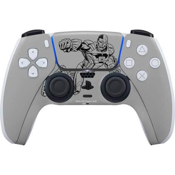 DC Comics Cyborg PS5 Controller Skin - Cyborg Comic Pop