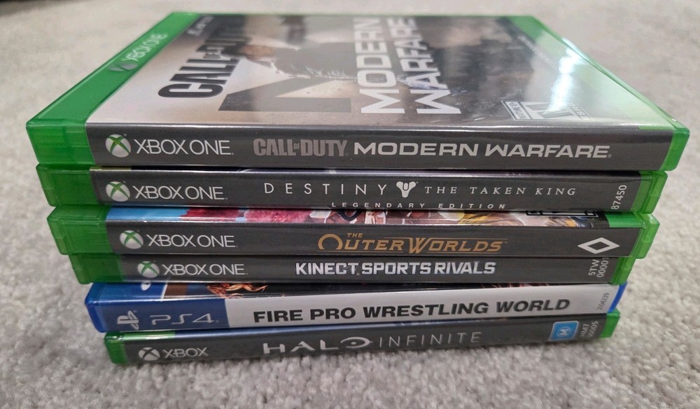 Lot of 6 Xbox One/Series X/PS4 Games ($6 per game)