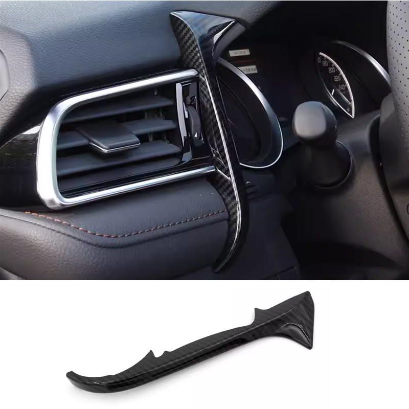 For Toyota Camry 2018-2024 Dashboard Left Air Vent Cover Trim Carbon fiber Style
