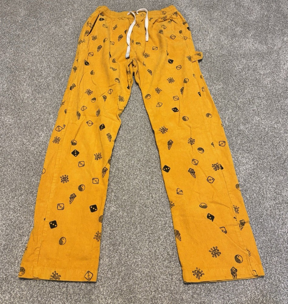 Forever 21 Men’s Pants Size Medium Yellow Unique Design