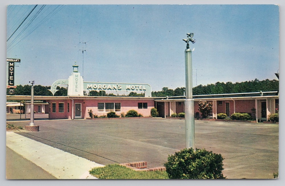 Morgans Motel Sharpsburg NC North Carolina US 301 Vintage Postcard