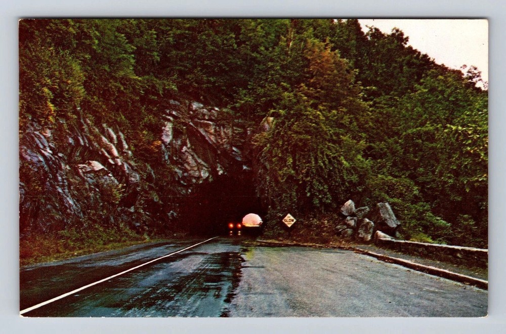 Shenandoah National Park, Famous Tunnel On Skyline Drive, Vintage Postcard