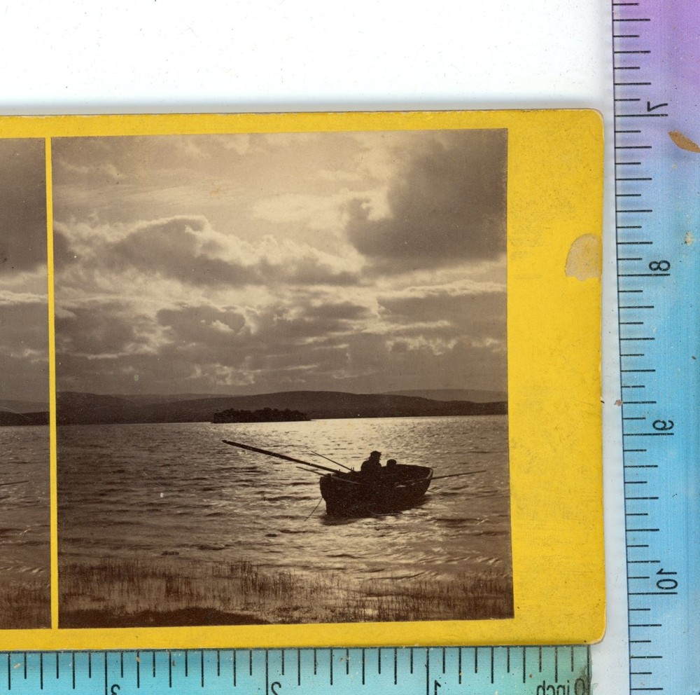 Loch-in-Dorbh Morayshire Scotland G.W. Wilson Stereoview