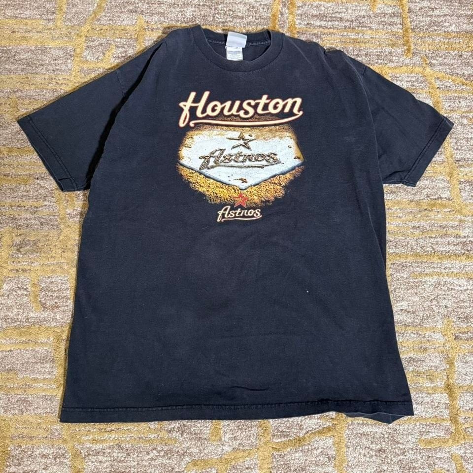Houston Astros Vintage MLB Graphic Tee Black Men's XL
