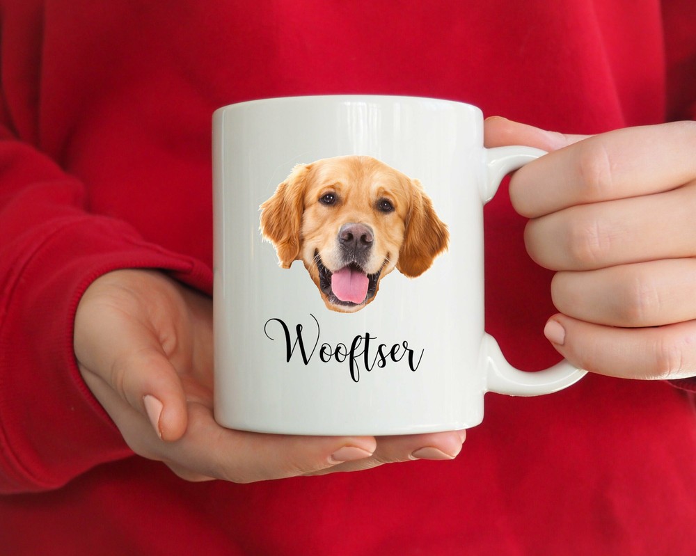 Custom Dog Mug Dog Face Mug Personalized Dog Coffee Mug Dog Photo And Text Mug