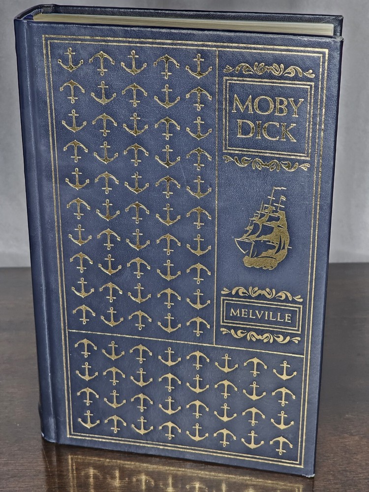 Moby Dick or, The Whale Herman Melville Dalmatian Press Full Leather Gold Gilded