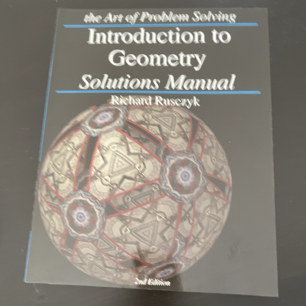 AoPS The Art of Problem Solving Introduction to Geometry Solutions Manual PB