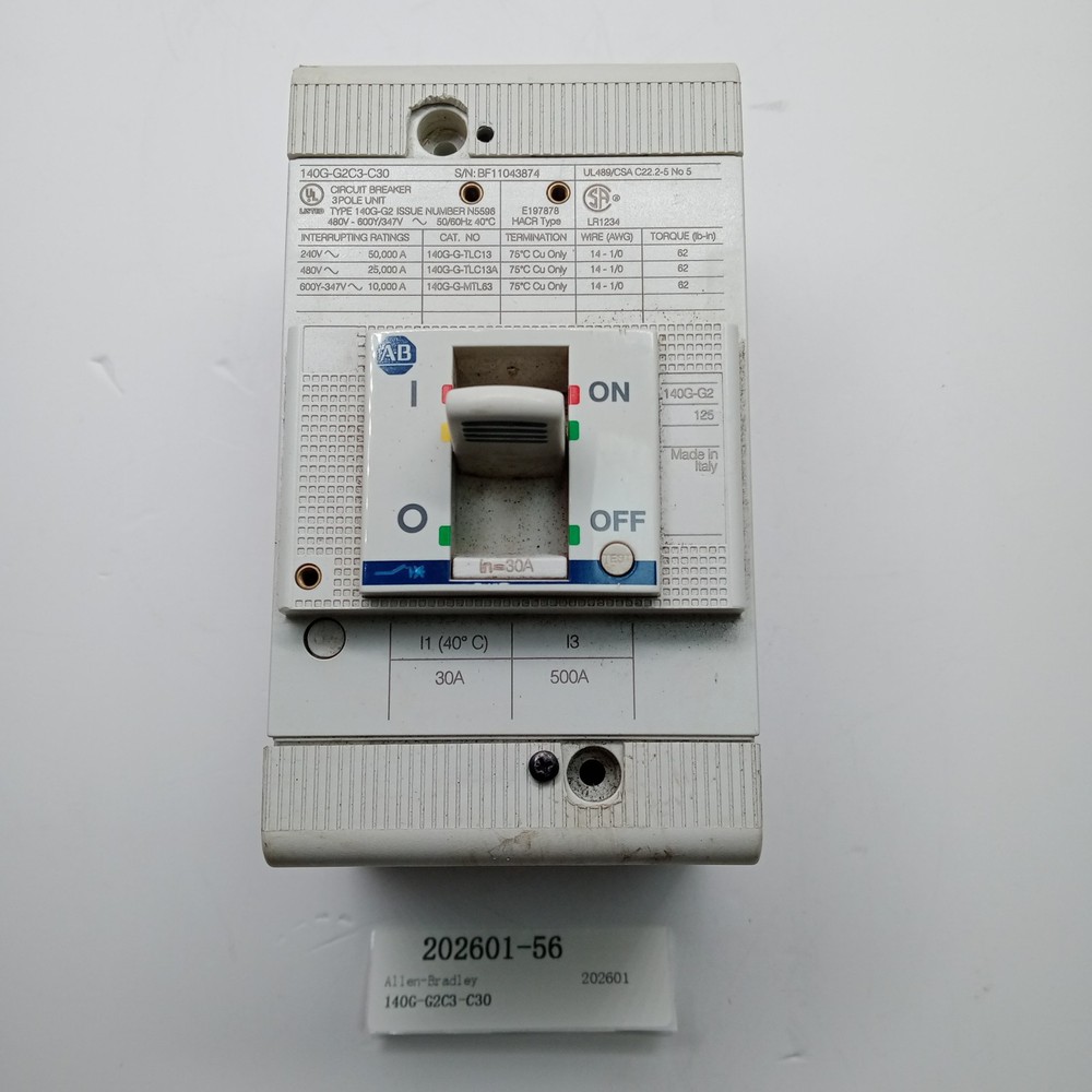 Allen-Bradley 140G-G2C3-C30 Circuit Breaker