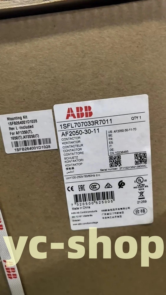 1PCS New ABB AF2050-30-11 Contactor Delivered quickly via FedEx or DHL*c