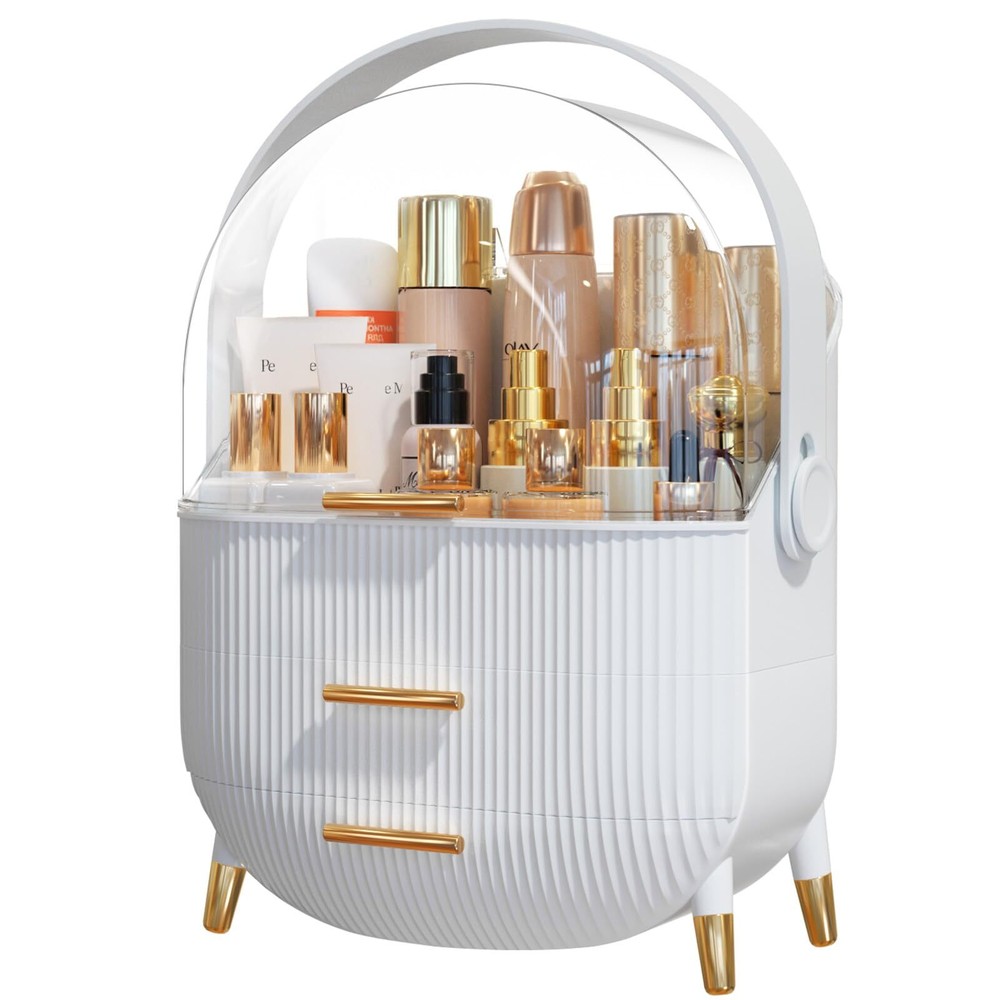 Makeup Organizer Skincare Organizers - Cosmetic Display Cases with Transparen...
