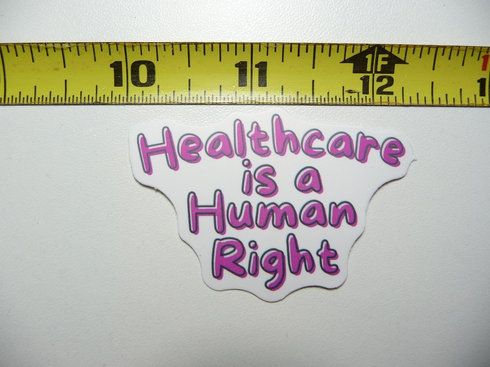 Healthcare Human Right Sticker Decal for Doctors Nurses Medical Staff