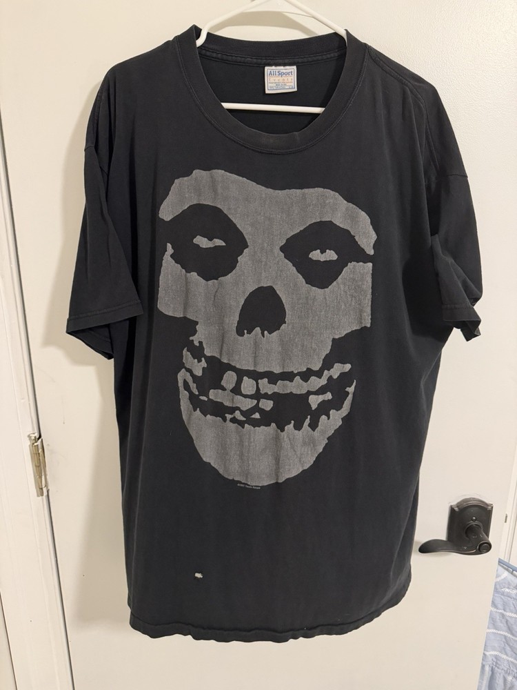 Vintage 1997 Misfits Black T-Shirt Size XL