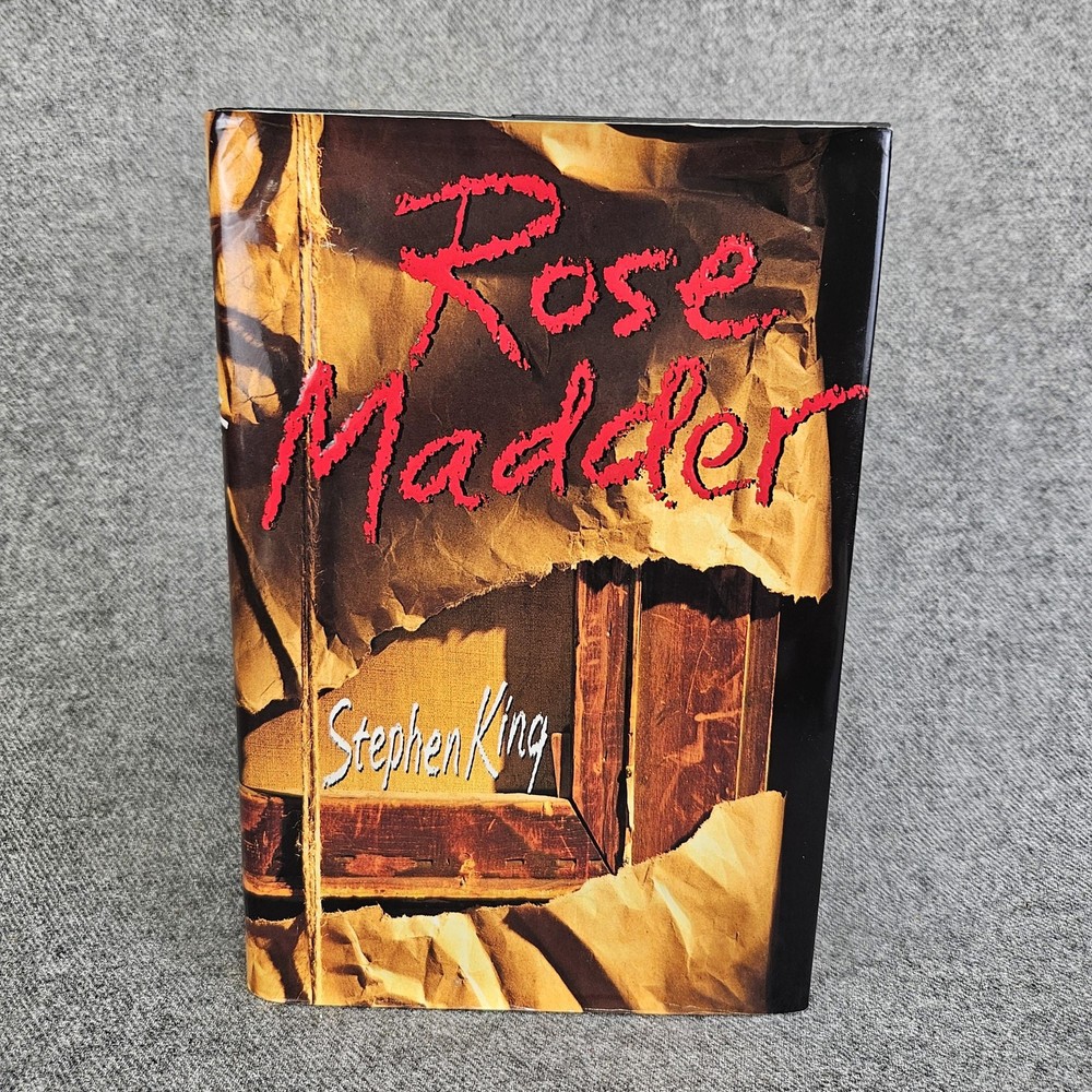 Vintage Rose Madder Stephen King 1st Ed Viking HC DJ 1995 Horror Black USA