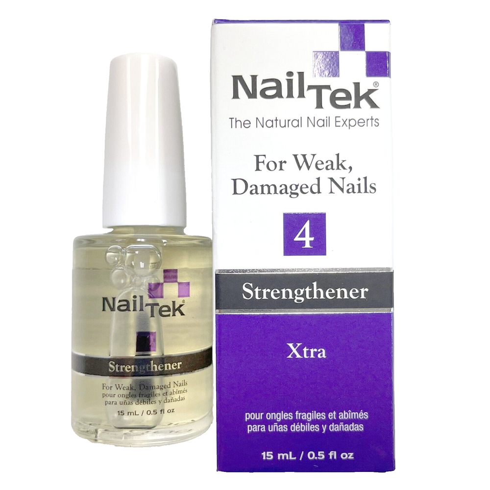 Nail Tek XTRA 4 Nail Strengthener for Weak, Damaged Nail 0.5oz #55811