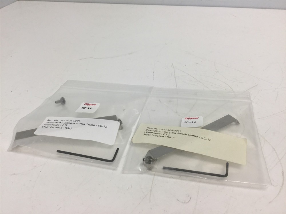 Lot of 2 New Clippard SC-12 Universal Cylinder Sensor Clamp 1