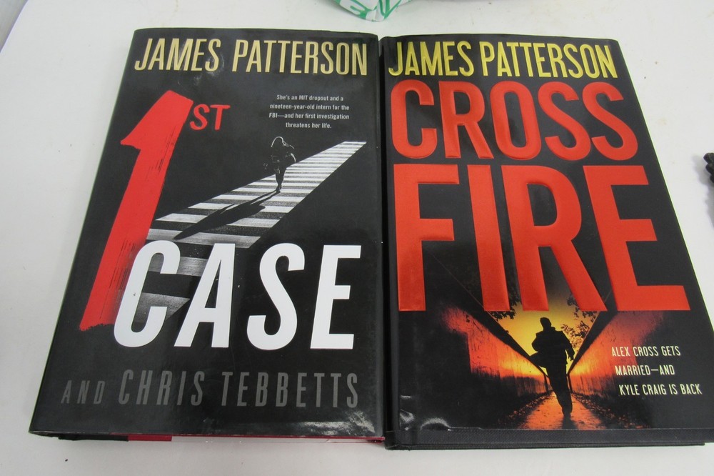 James Patterson 1st Case and Cross Fire 1st Edition Hardcover Novels