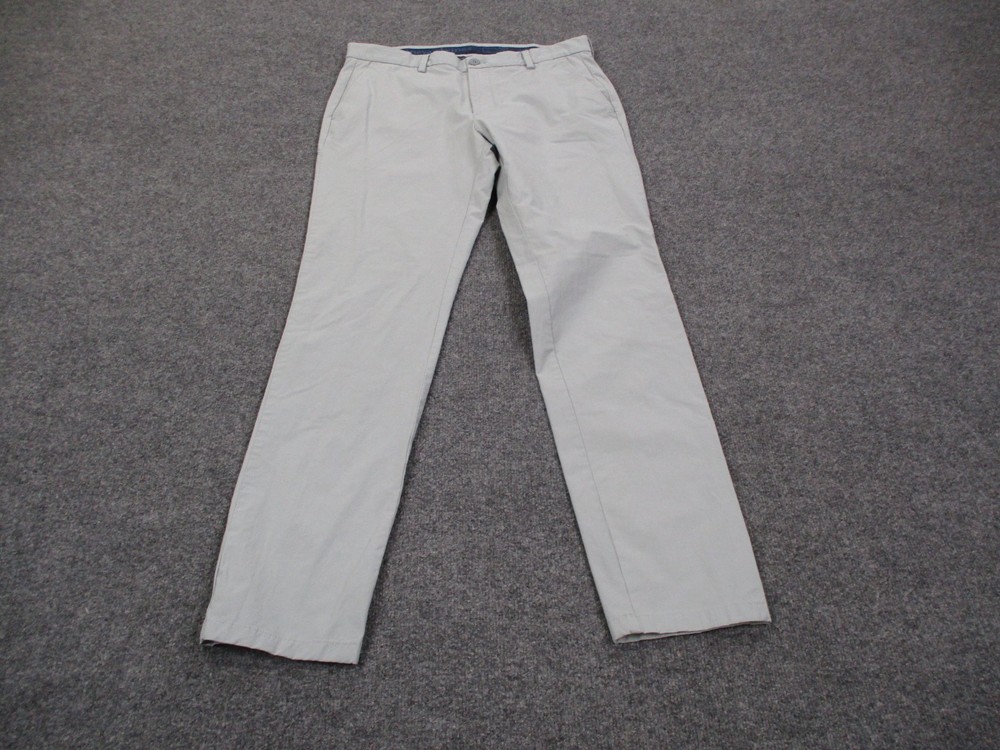 Vineyard Vines Pants Mens 34 X 34 Gray Chino Performance Club Preppy Straight