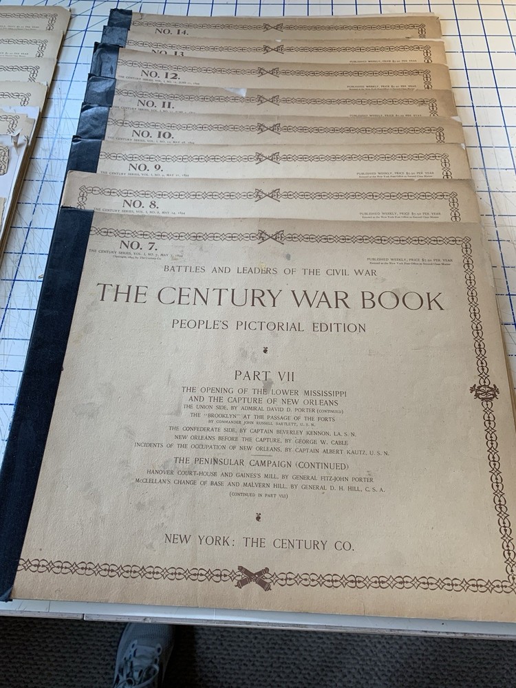The Century War Book: People’s Pictorial Edition No. 1-14