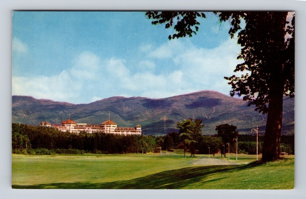 Bretton Woods NH-New Hampshire Mt. Washington Hotel Vintage Postcard