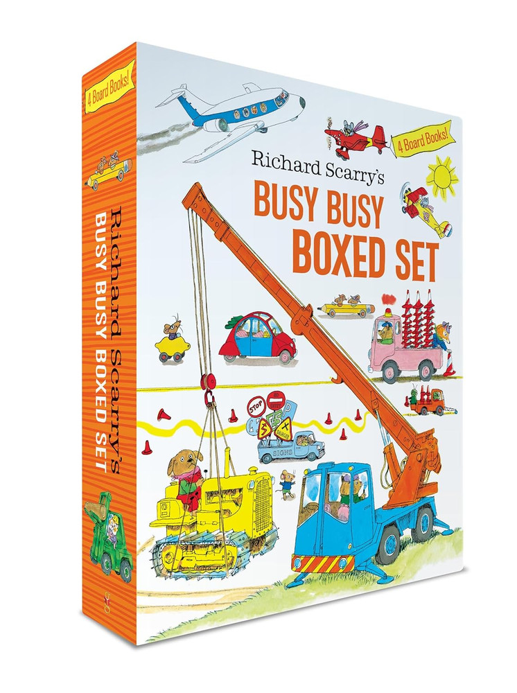 Richard Scarry'S Busy Busy Boxed Set: Busy Busy Airport; Busy Busy Cars and Truc