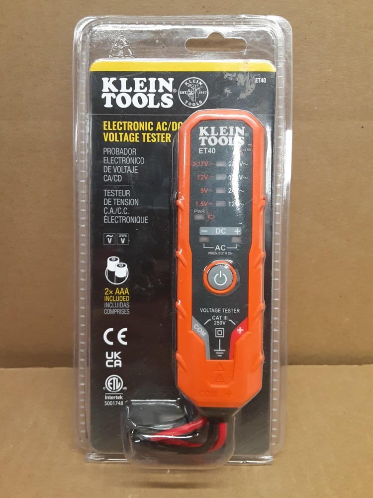 Klein Tools ET40 Electronic AC DC Voltage Tester
