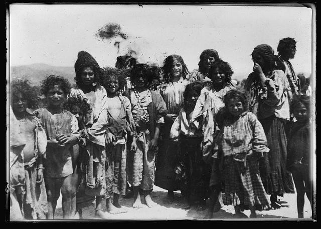 Photo:Roumania 1919 Clothed Children in Rags American Red Cross Mission