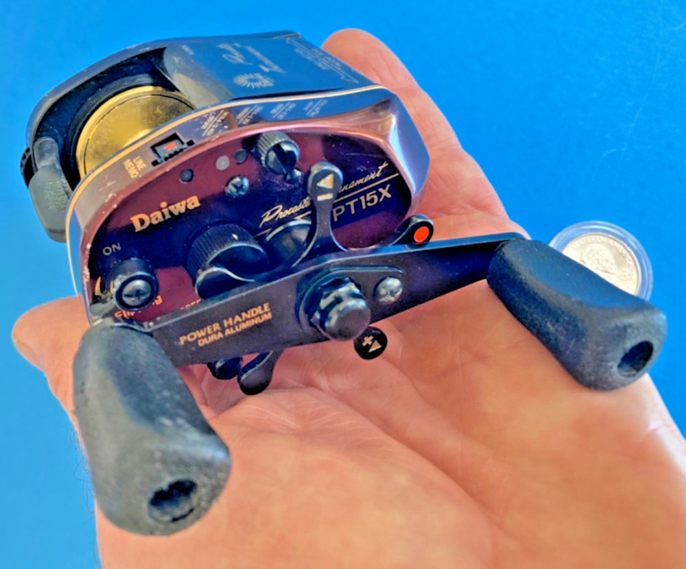 Daiwa Magforce PT15X FLIPPING BURGUNDY SUPER Hi-Speed Baitcaster REEL JAPAN 2BB