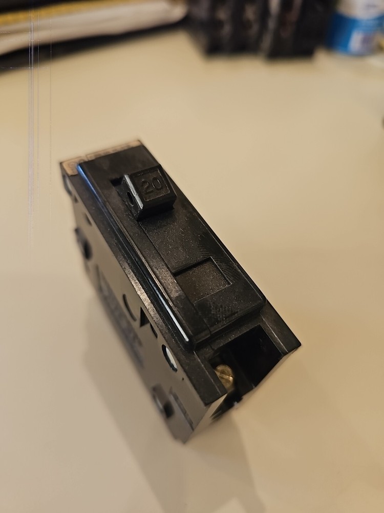WESTINGHOUSE BA120 120V 20A BOLT-ON CIRCUIT BREAKER 10ka - Tested!