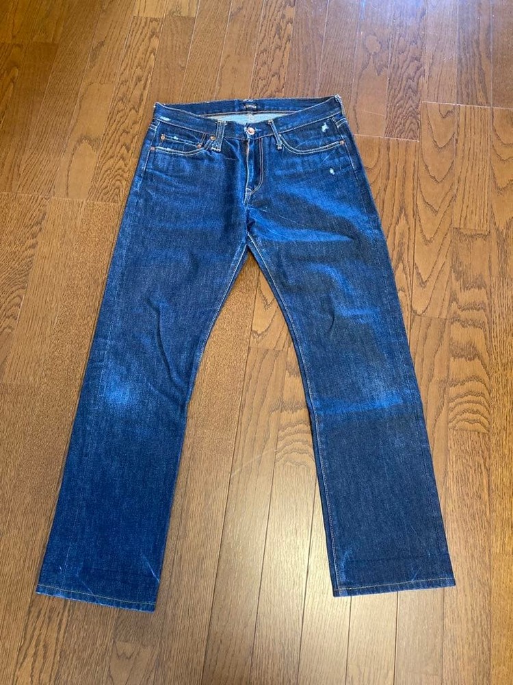 Chimala Denim Pants Size 32 Dark Blue Men's L Pre-Owned