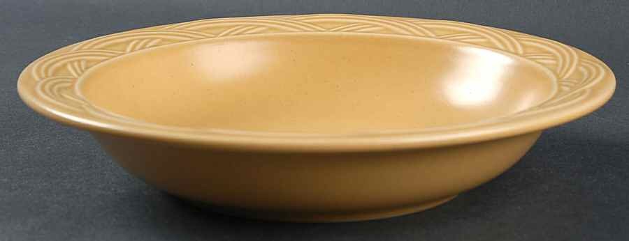 Pfaltzgraff Acadia Wheat Gold Trim Soup Bowl 510303-image