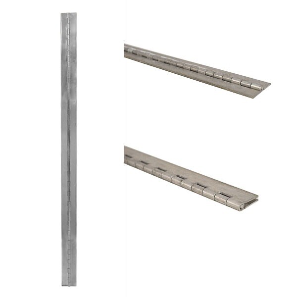 Boat Piano Hinge | 72 x 1 1/2 Inch Aluminum 16 gauge