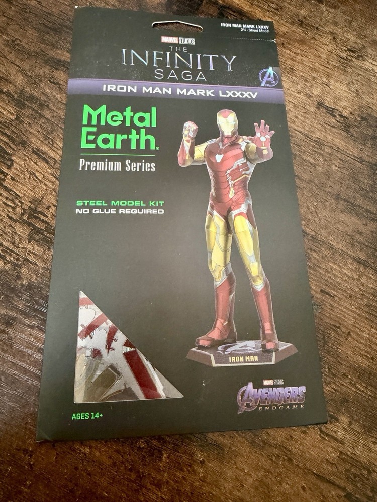 iron man mark lxxxv Infinity Saga Metal Earth Premium Steel Model Kit