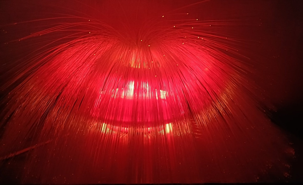Fiber Optic lamp Vintage Retro. In excellent condition.