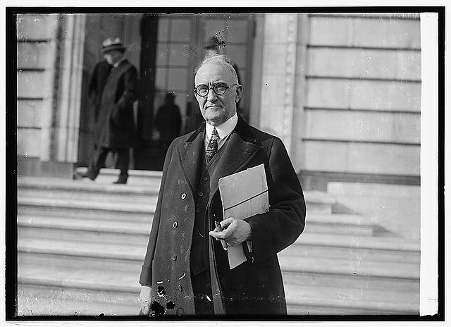Photo:Ma. S. Daugherty Portrait Man Outside Building 1924