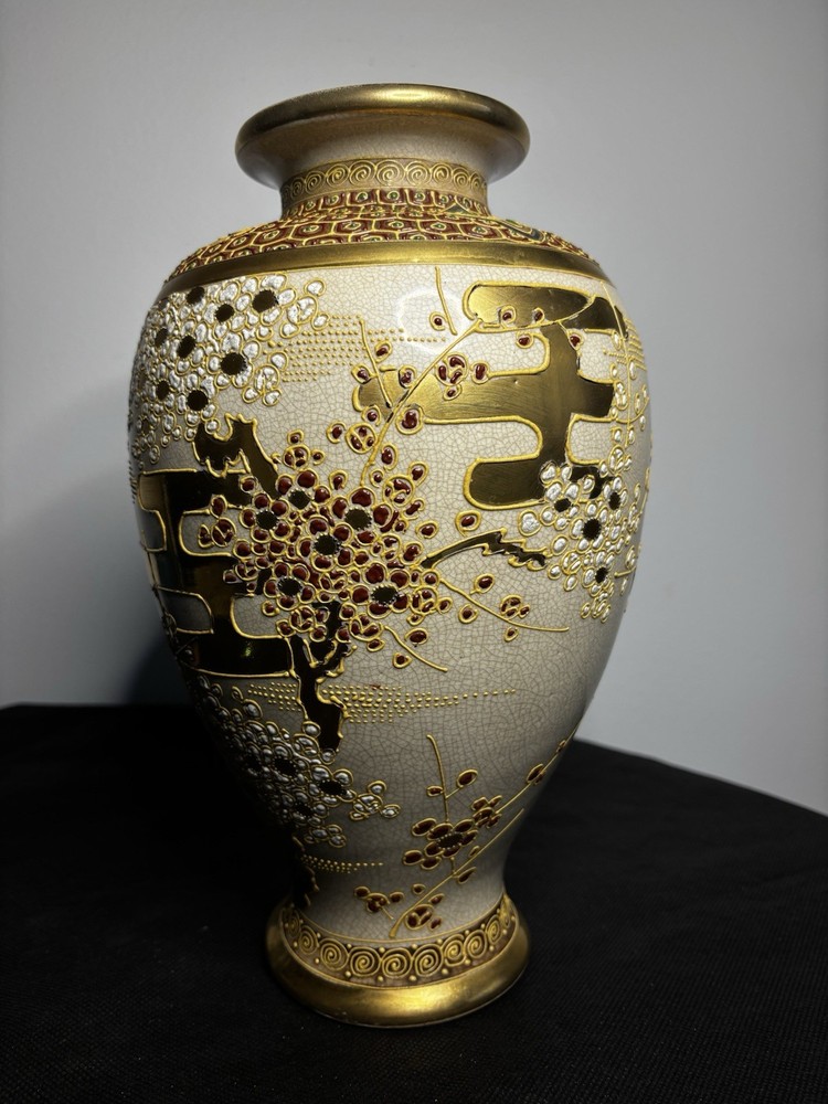 Japanese Antique Satsuma Vase
