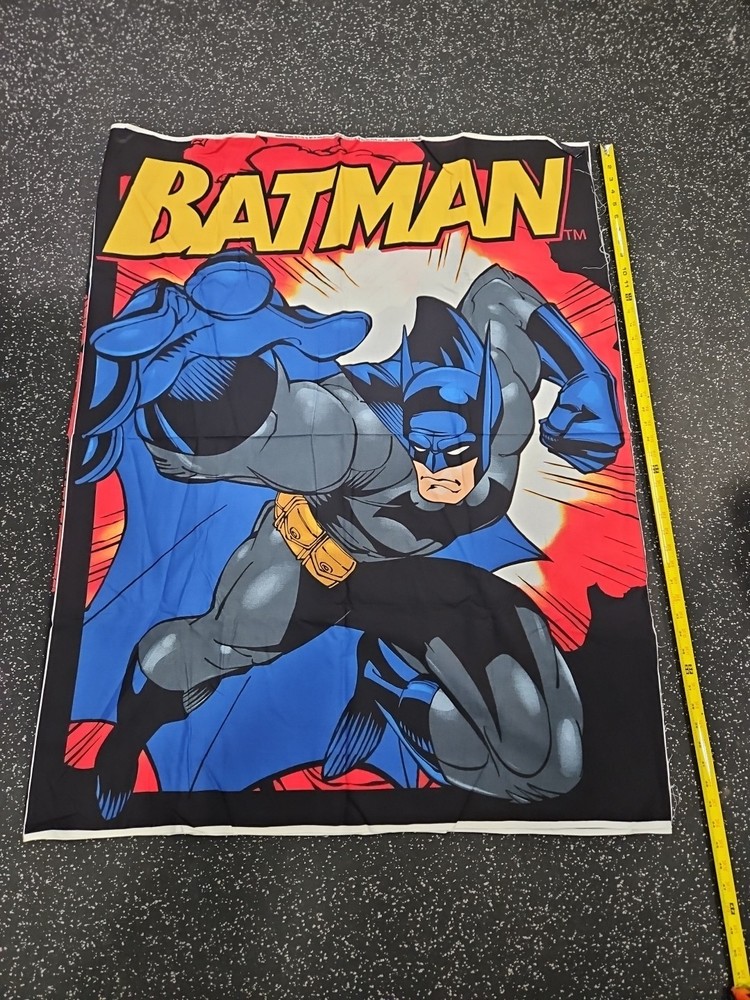 DC Comics Batman Quilt Top/Project Panel Cotton Fabric