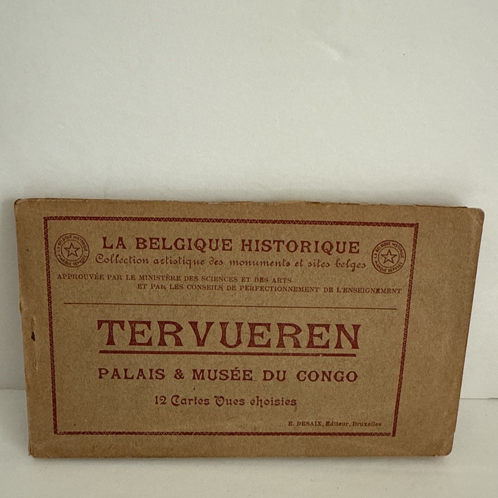 Antique Postcard Book From The Brussels Royal Museum Of Central Africa (Congo)