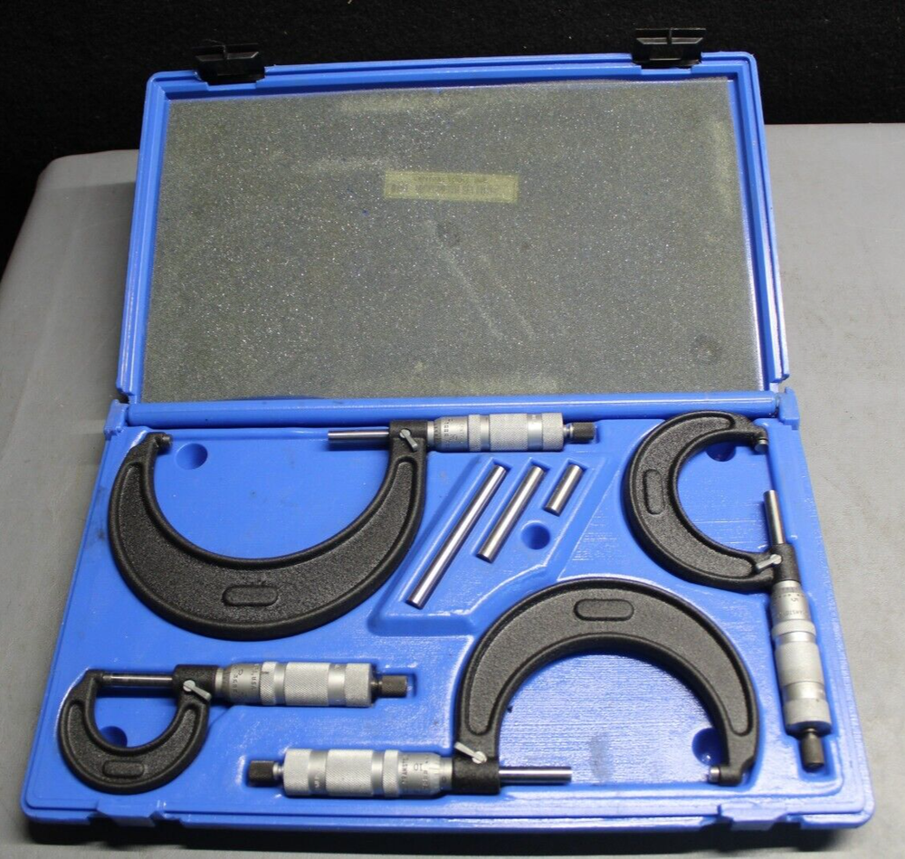 Central Tools 4 Piece Outside Micrometer Set