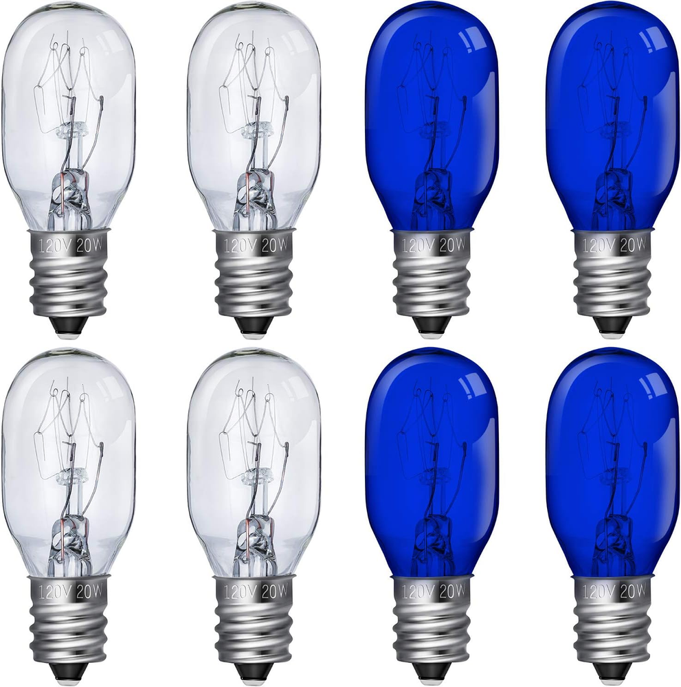 8-piece 20W lighted makeup mirror replacement bulbs for double-sided illumination