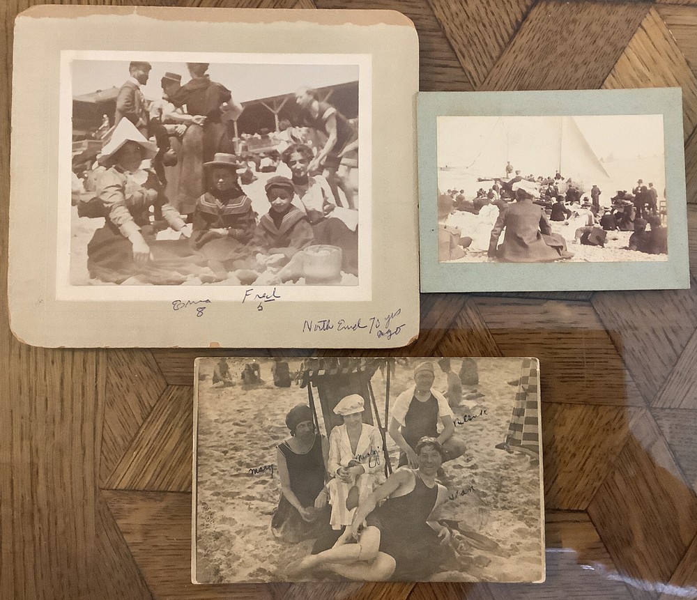 New Jersey Sexy Beach Sand Bathing Suits 1800-1920s Vintage Original Photos