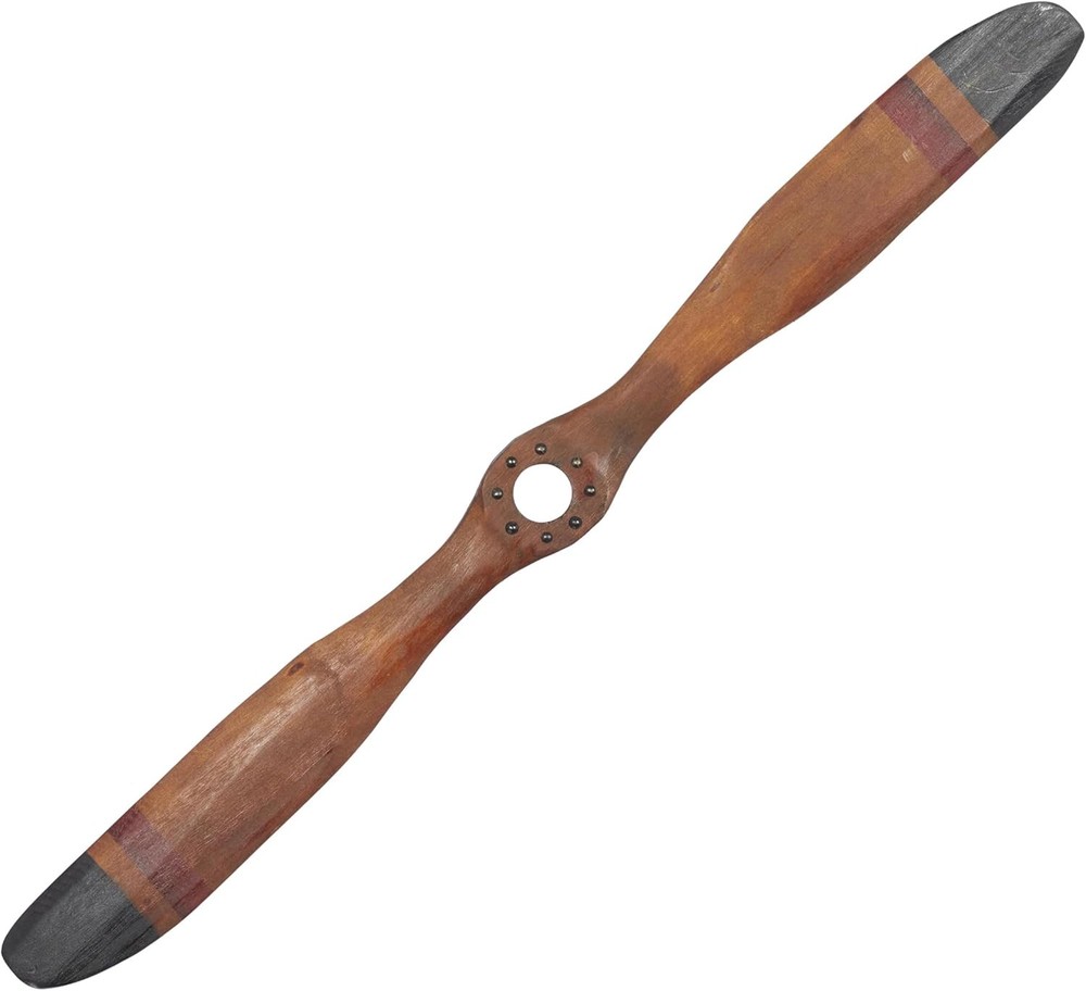 Deco 79 Traditional Wooden Airplane Propeller 48L