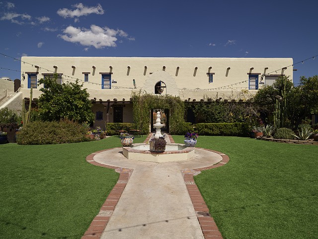 Tucson Arizona Hacienda Del Sol School Building 2010s Resort Courtyard