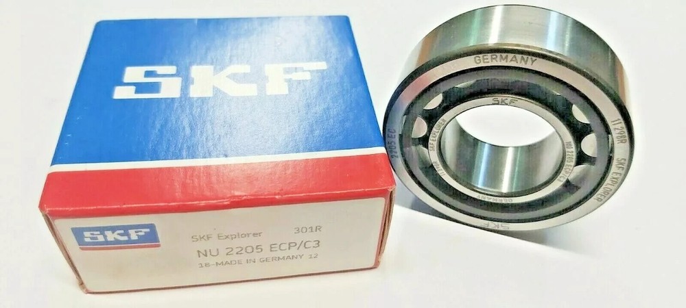 NEW SKF NU 2205 ECP/C3 single row cylindrical roller bearing 1PCS #PA