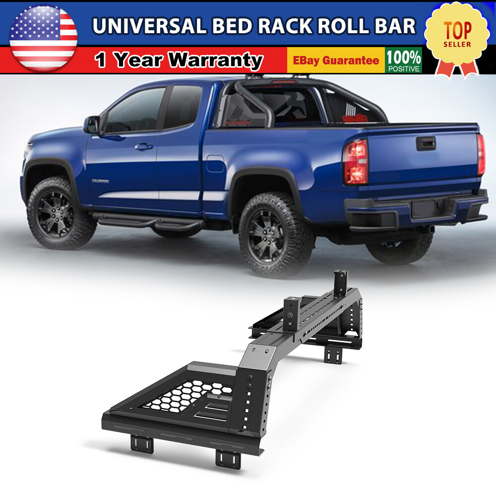 Universal Mid-Size Truck Roll Bar Adjustable Bed & Roof Rack