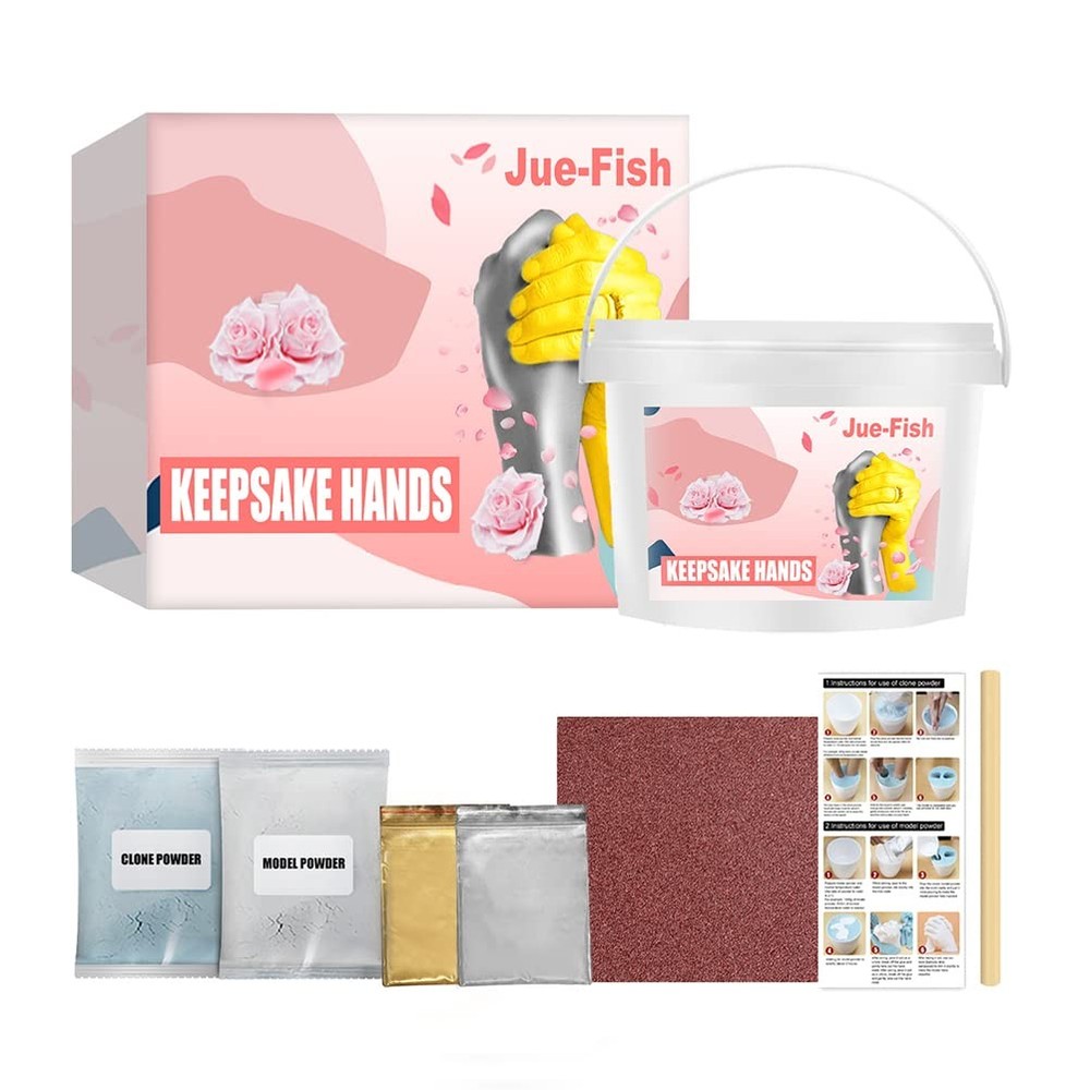 Holding Hands Casting Kit DIY Hand Casting Kit Plaster Hand Kit Gift for Coup...