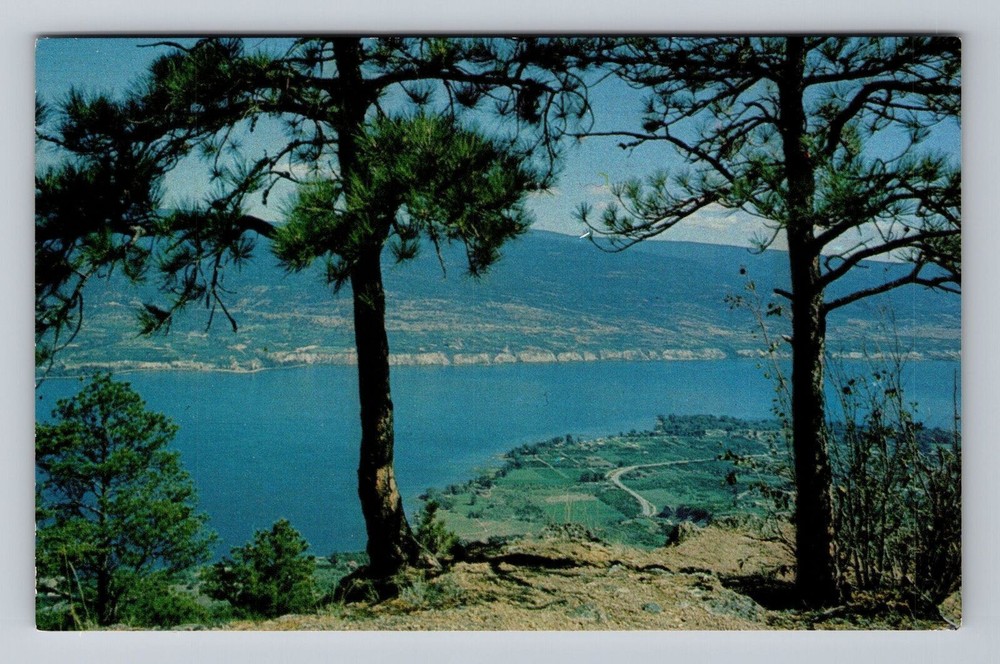Canada British Columbia Okanagan Lake Summerland Vintage Postcard