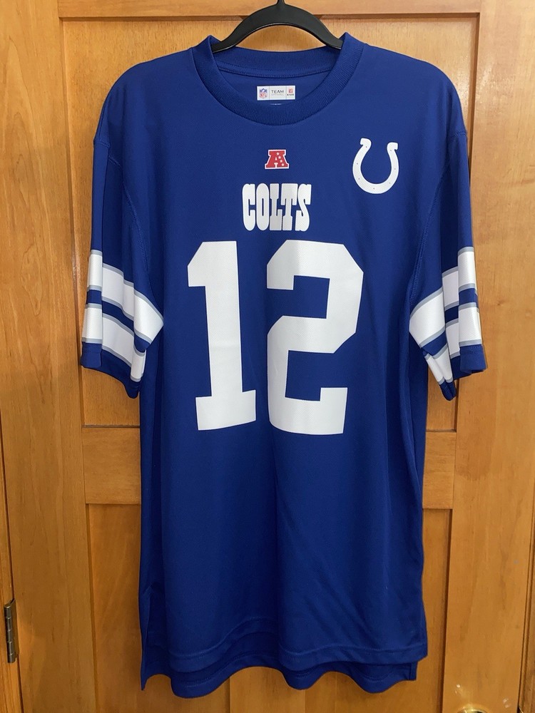Andrew Luck #12 Indianapolis Colts Official NFL Jersey Size Large