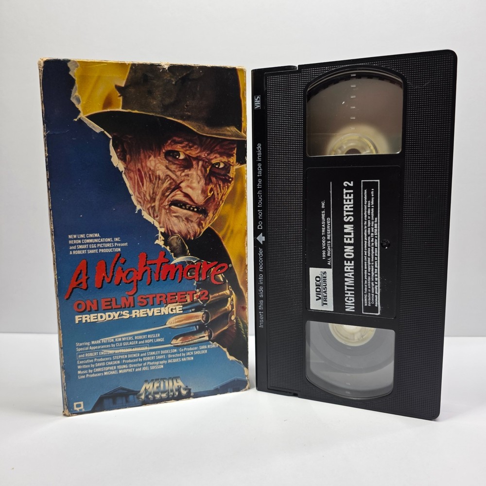 Media Home Entertainment A Nightmare on Elm Street 2 VHS Horror R 1985 Freddy