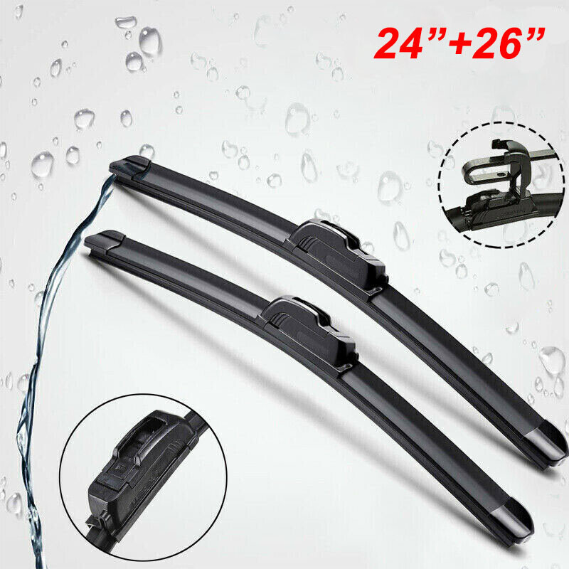 BOSCH Clear Advantage Wiper Blades Set of 2 for Front Left and Right 24 and 26 Inch